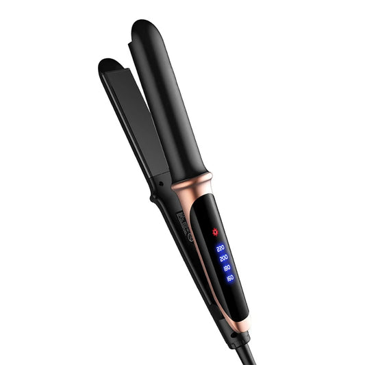 2-in-1 Professional Flat Iron Hair Straightener & Curler - Ultimate Styling Tool for Sleek, Gorgeous Hair